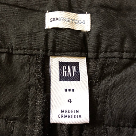 GapStretch Black A-Line Skirt Size 4 - Picture 2 of 5